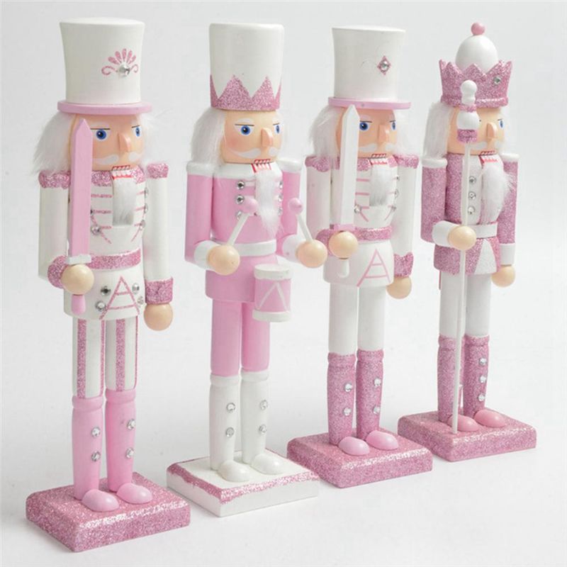 AT16 30cm Pink Wooden Nutcrack – обзор и цена Nutcracker Figurine
