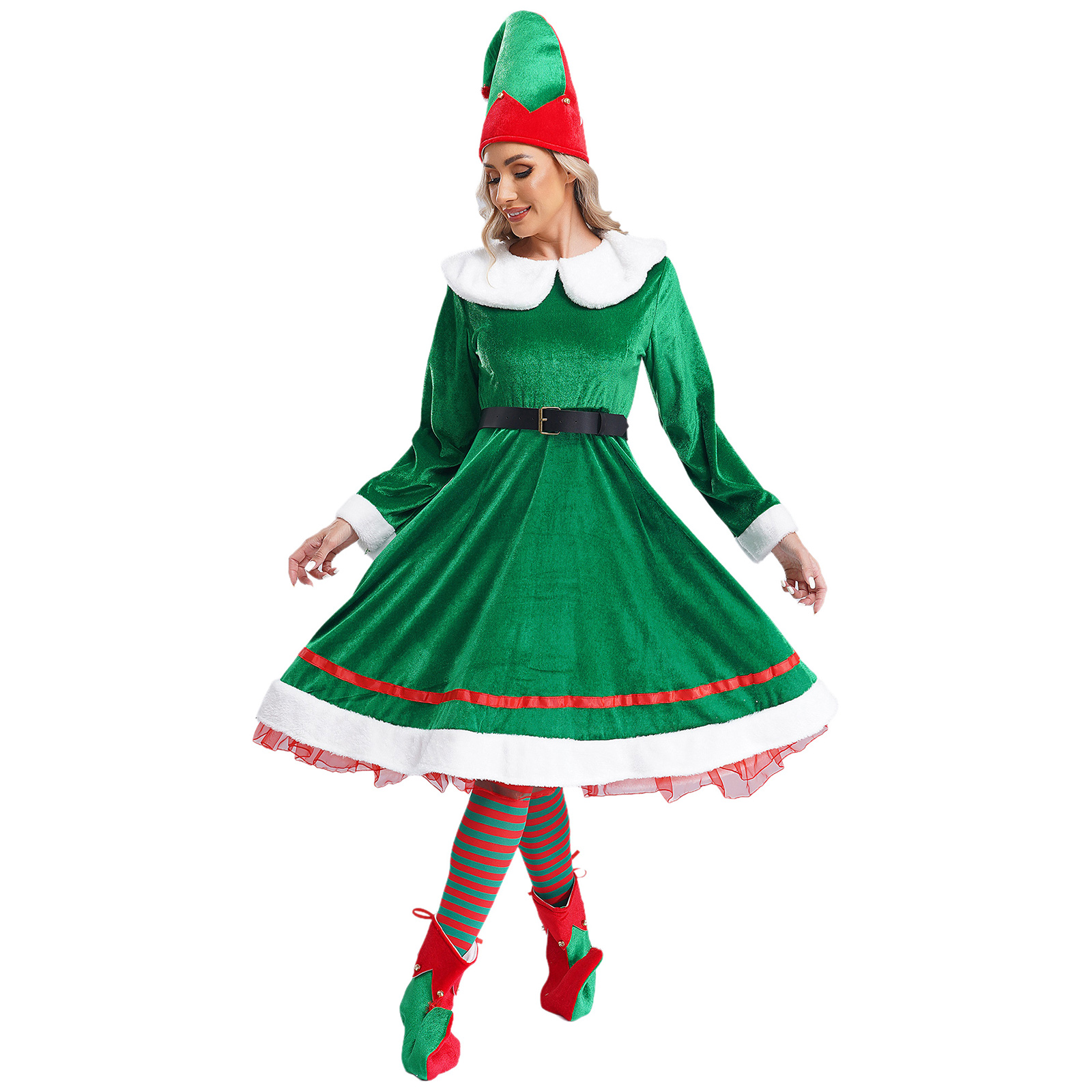 Women Christmas Elf Costumes F – обзор и цена Elf Costume Christmas
