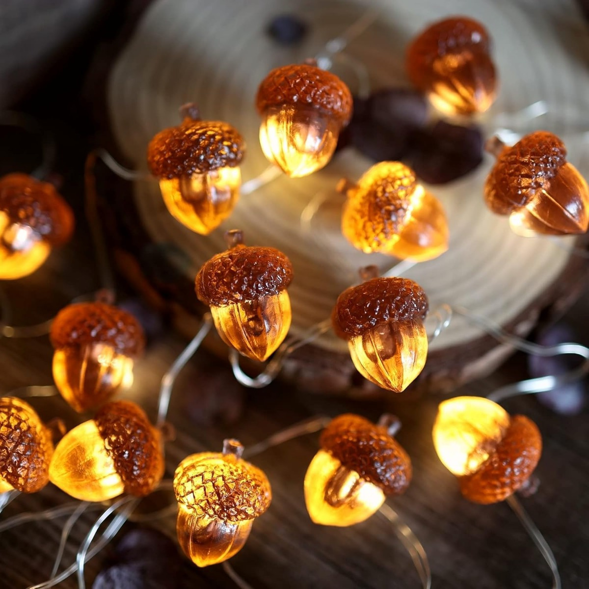 30 LEDs Acorn String Lights Th – обзор и цена Led Fairy String Lights
