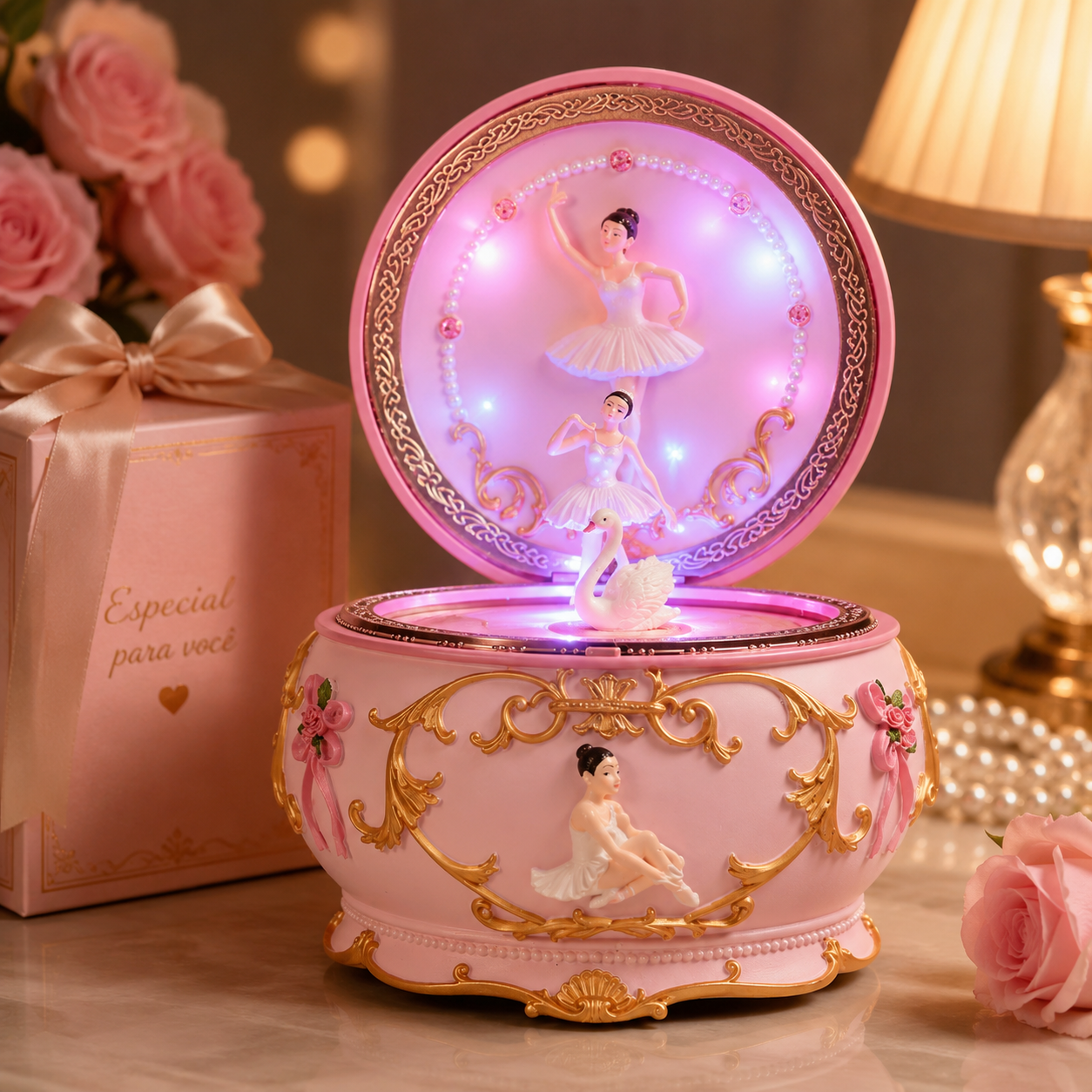LED Rotating Ballerina Music B – обзор и цена Snow Globe Musical