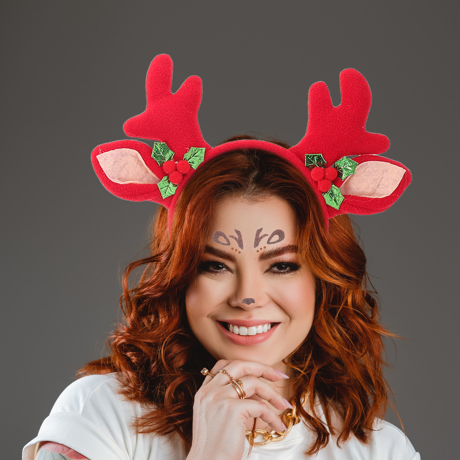 4Pcs Reindeer Antler Headband  – обзор и цена Reindeer Antlers Headband