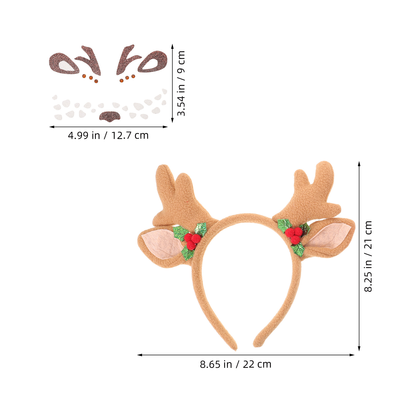 4Pcs Reindeer Antler Headband  – обзор и цена Reindeer Antlers Headband