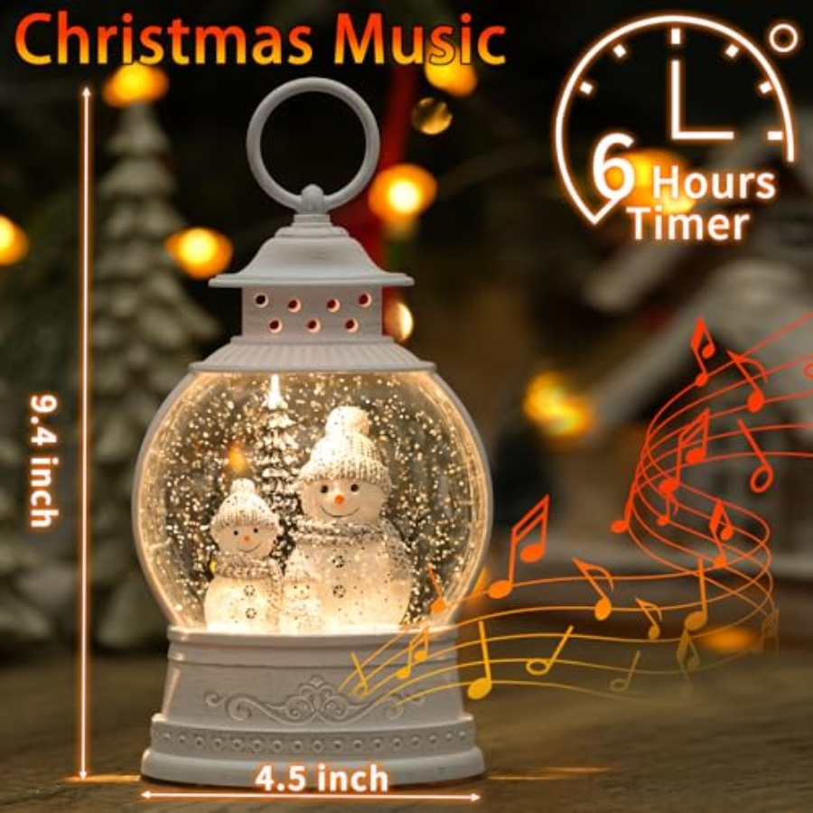Christmas Snow Globe Lantern M – обзор и цена Snow Globe Musical