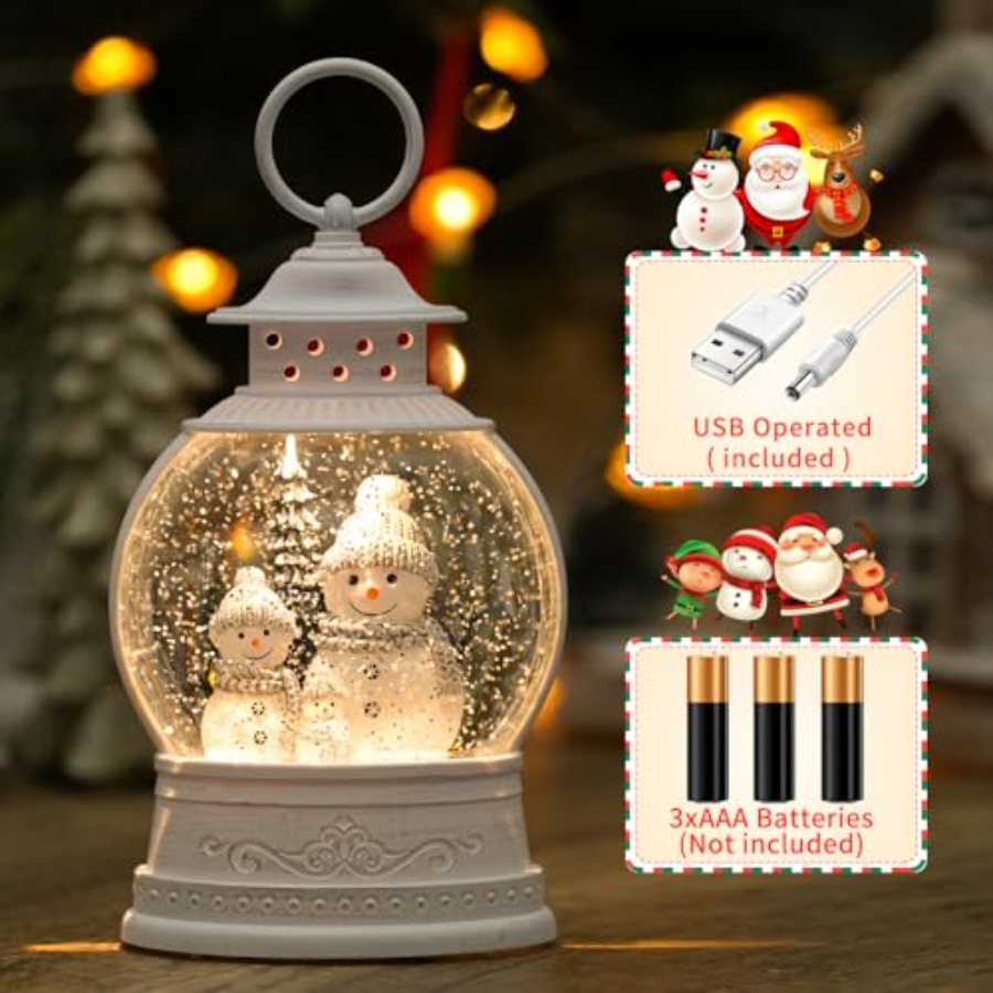 Christmas Snow Globe Lantern M – обзор и цена Snow Globe Musical