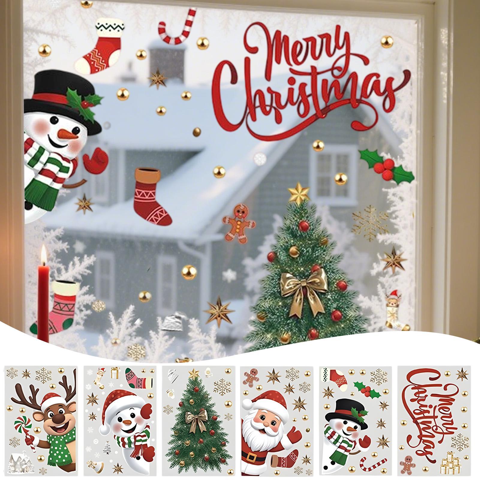 Christmas Window Decals Holida – обзор и цена Snowflake Window Decal