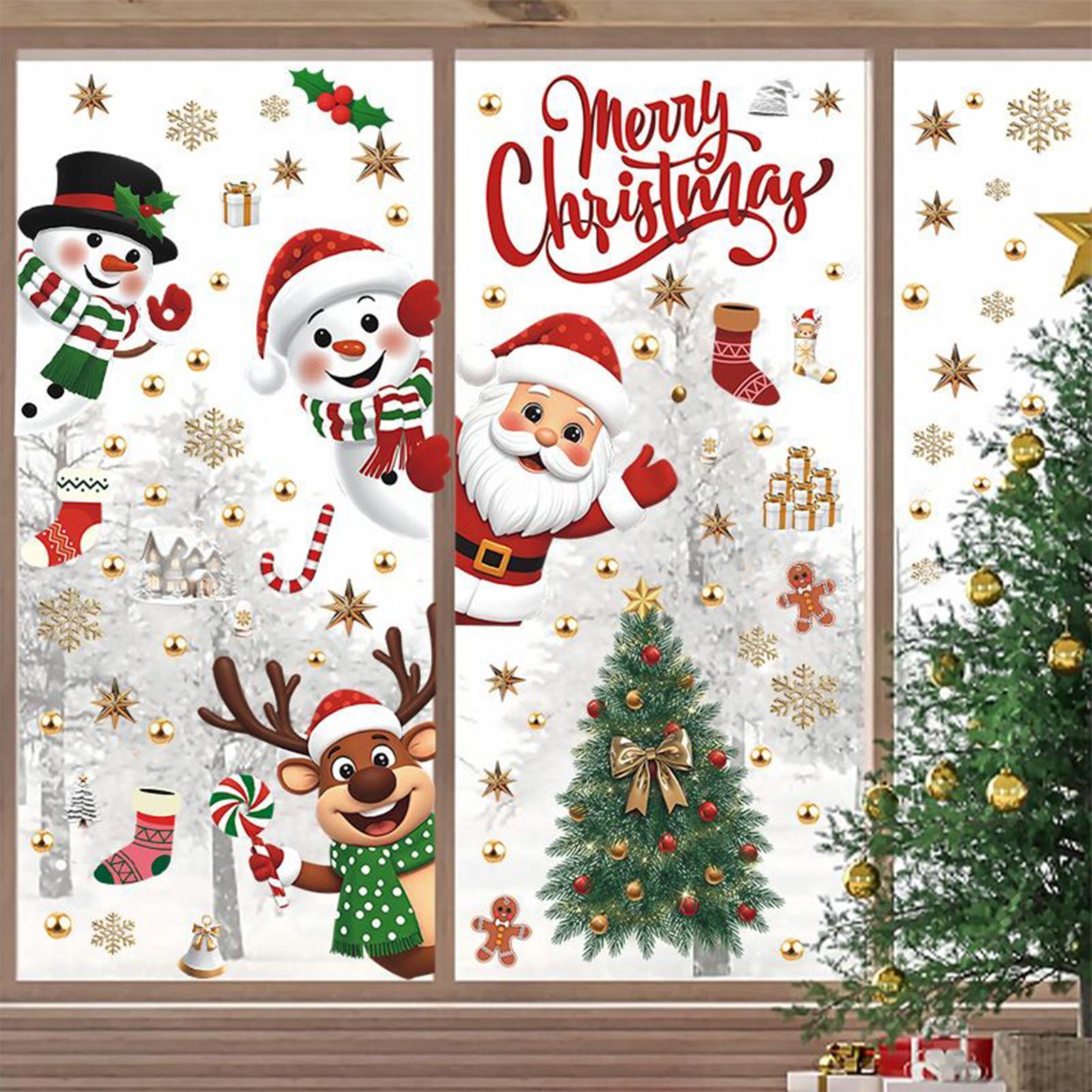 Christmas Window Decals Holida – обзор и цена Snowflake Window Decal