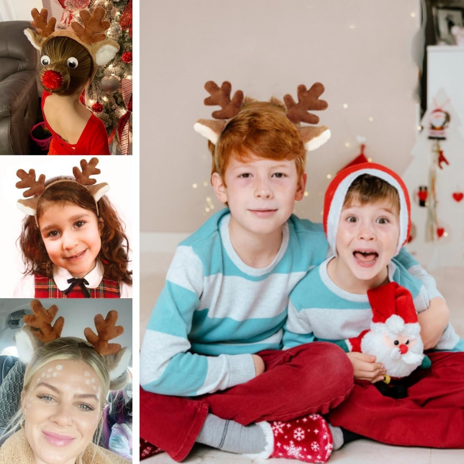 1PC Christmas Reindeer Antlers – обзор и цена Reindeer Antlers Headband