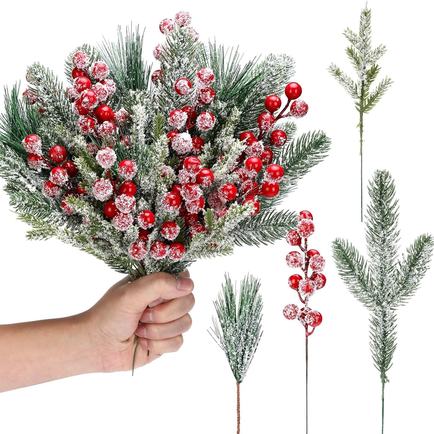 Artificial Snow White Pine Bra – обзор и цена Christmas Wreath Fake