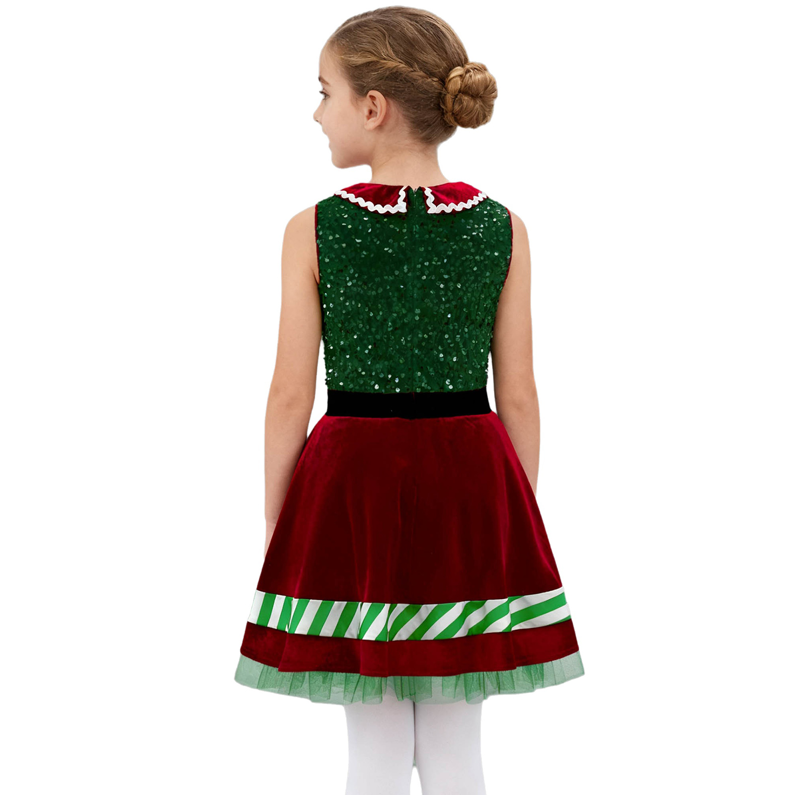 Kids Girls Christmas Party Dre – обзор и цена Elf Costume Christmas