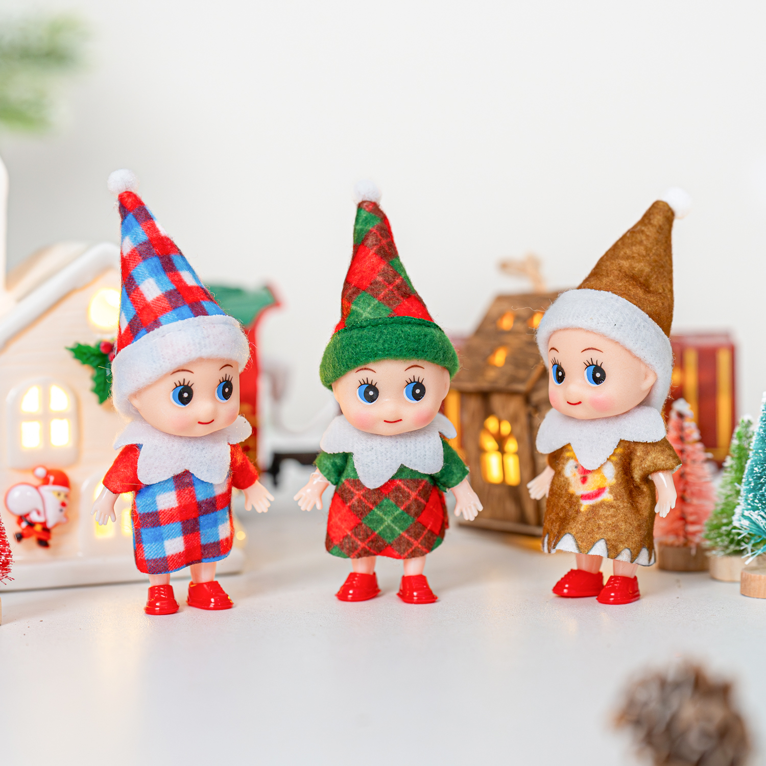 4/5/6 Pcs Mini Baby Elf Christ – обзор и цена Christmas Throw Blanket