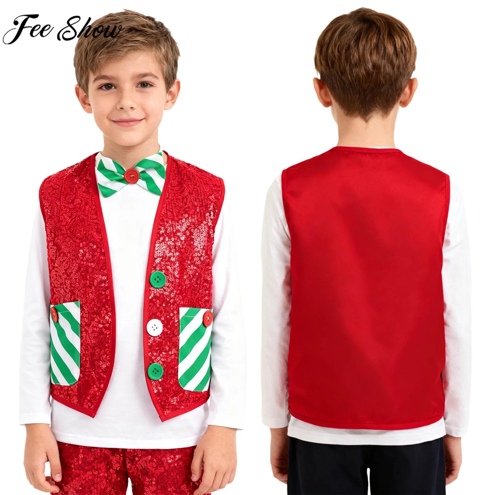 Boys Girls Christmas Party San – обзор и цена Elf Costume Christmas