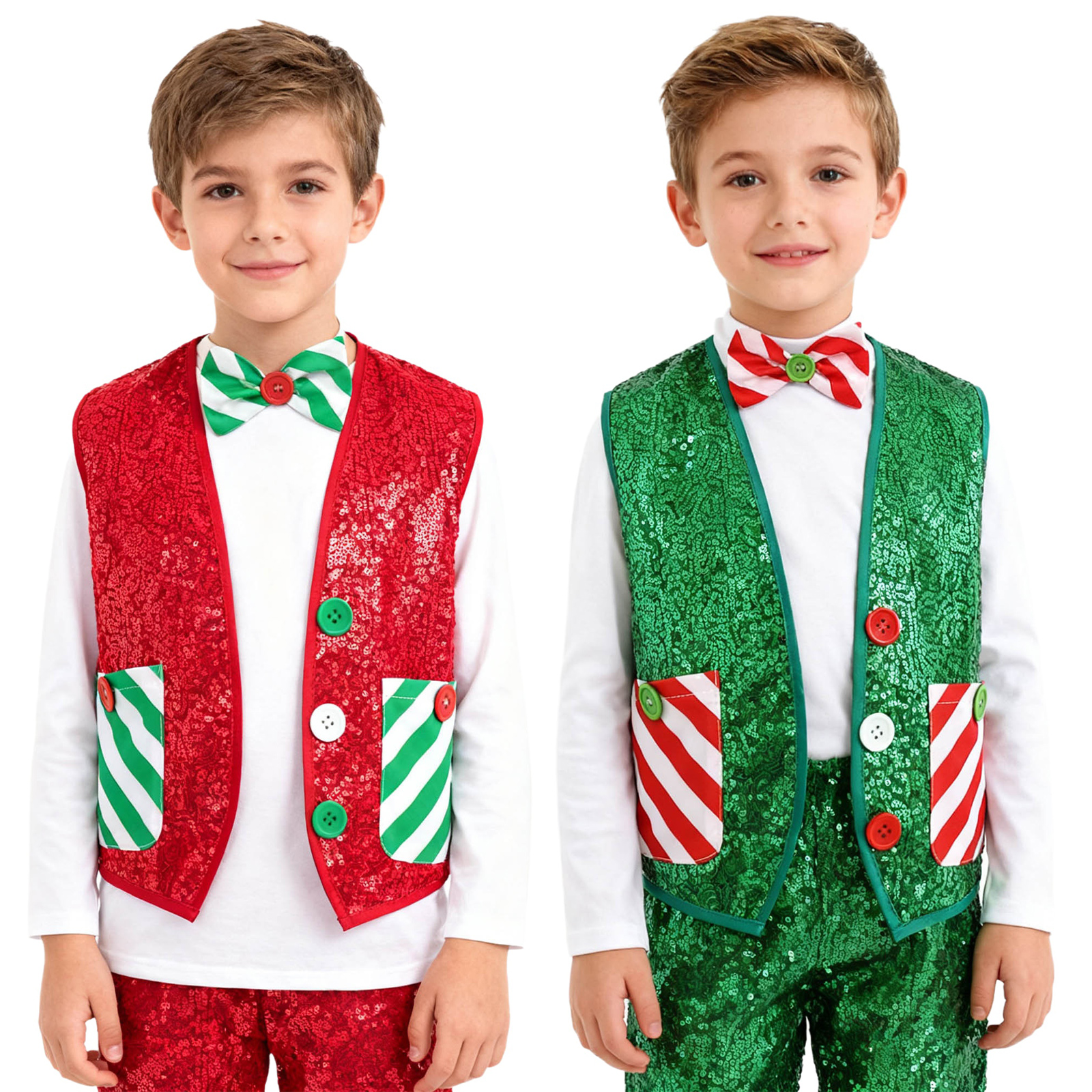 Boys Girls Christmas Party San – обзор и цена Elf Costume Christmas