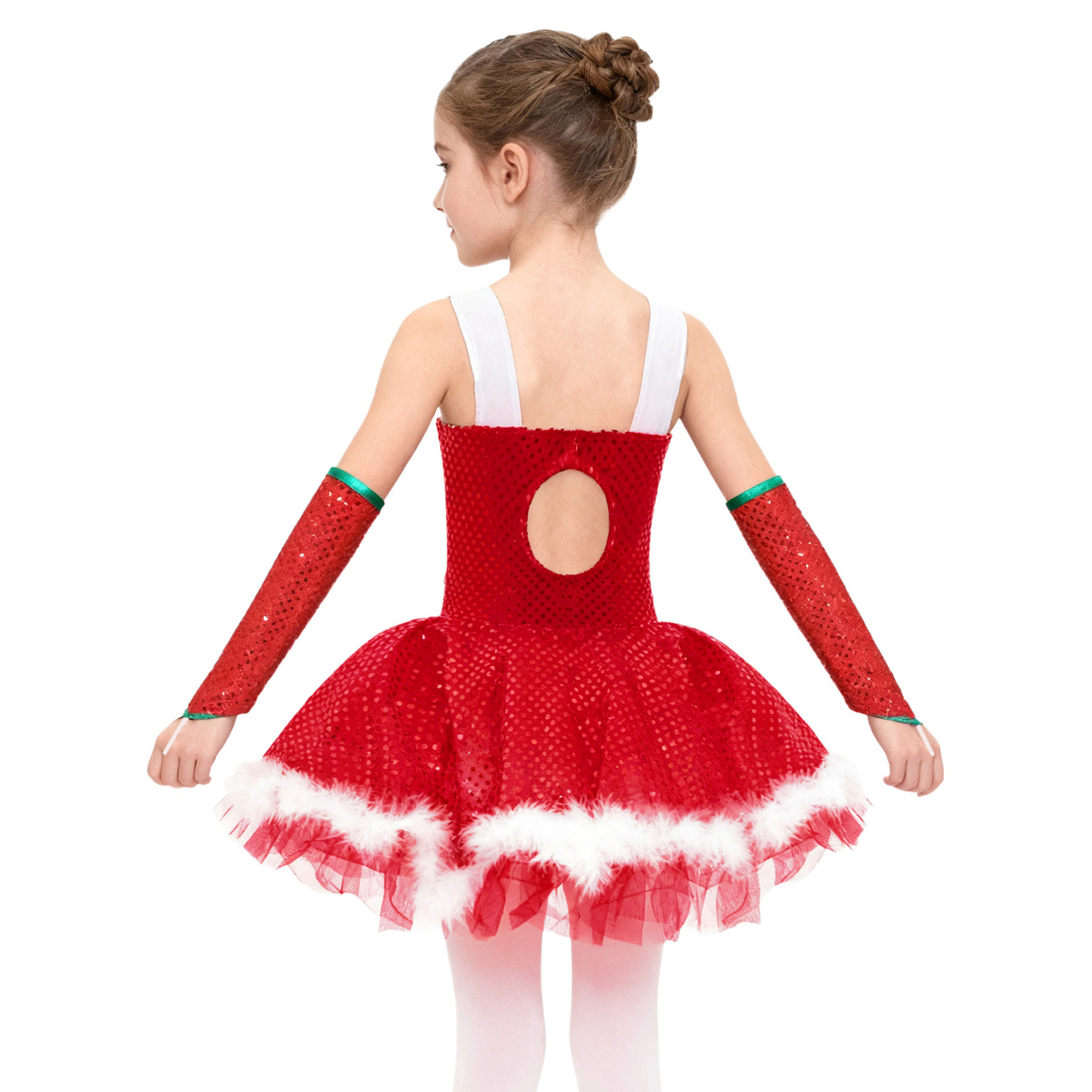 Kids Girls Christmas Figure Sk – обзор и цена Elf Costume Christmas