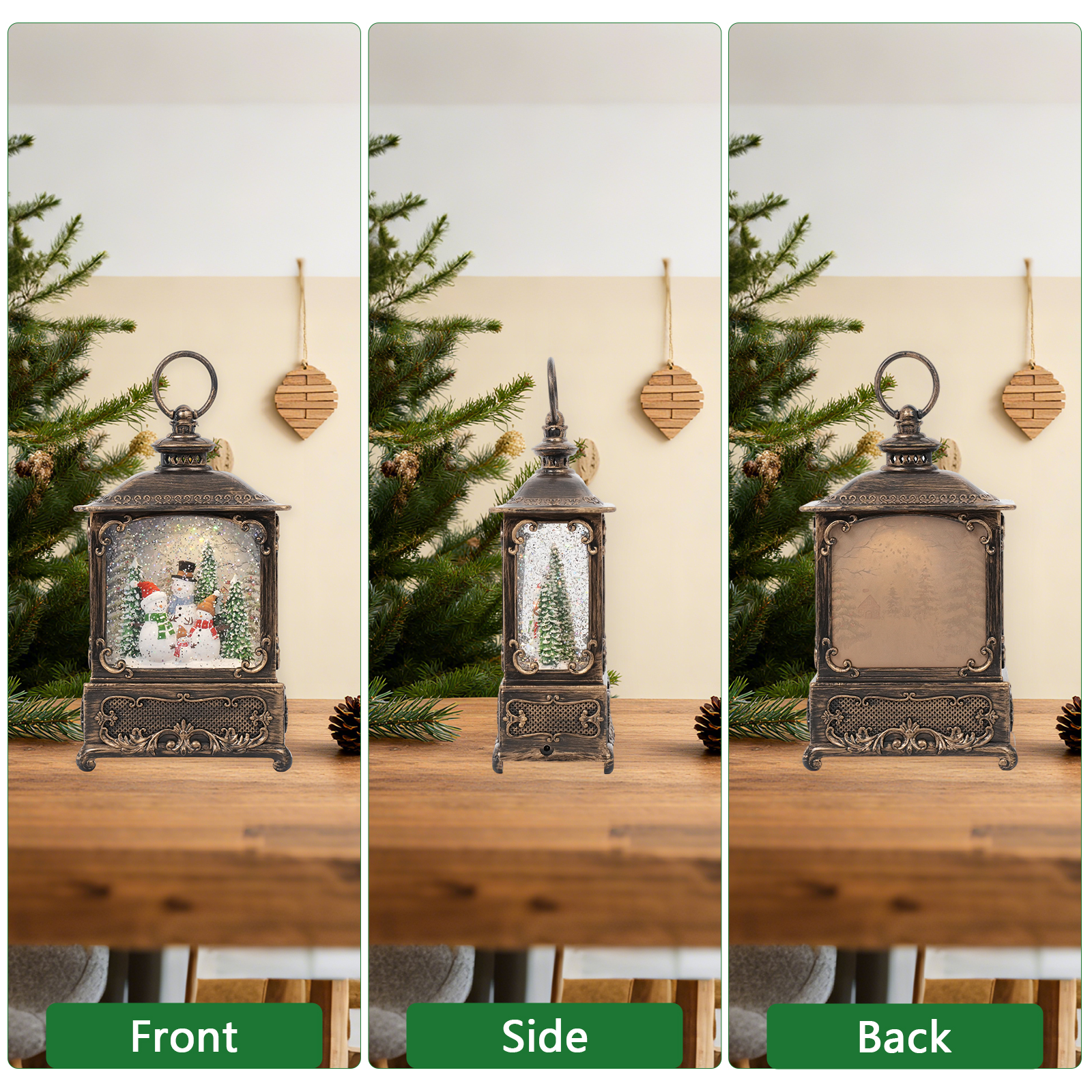 Music Snow Globe Lantern with  – обзор и цена Snow Globe Musical