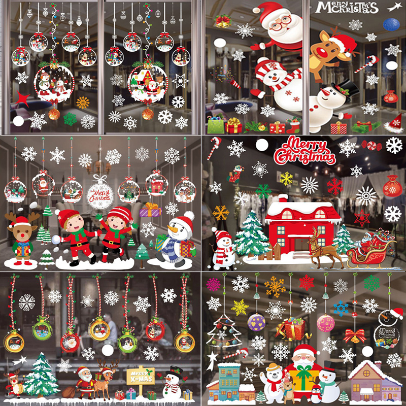Merry Christmas Decoration Win – обзор и цена Snowflake Window Decal