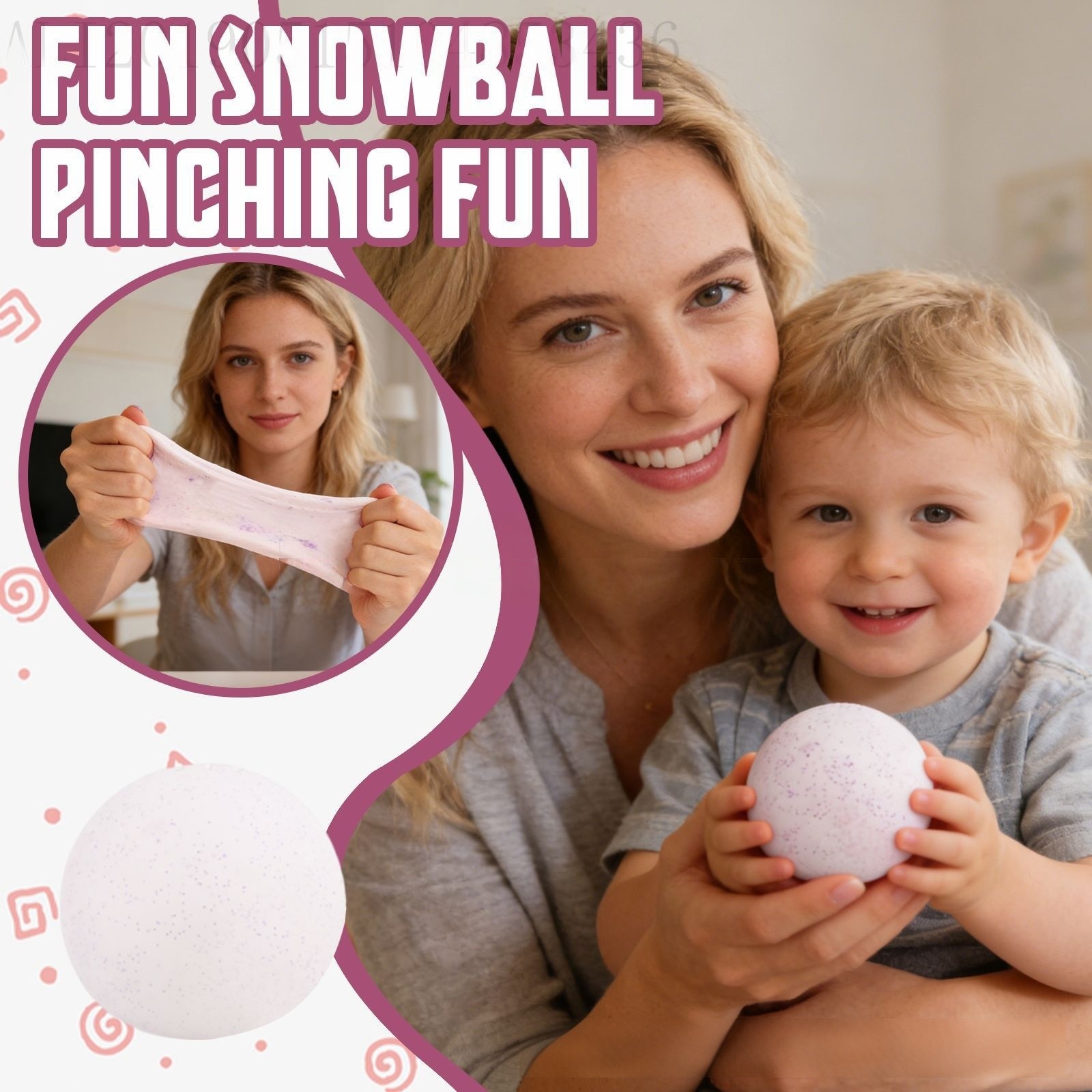New Fun NeeDoh Snow Ball Crunc – обзор и цена Snow Globe Musical