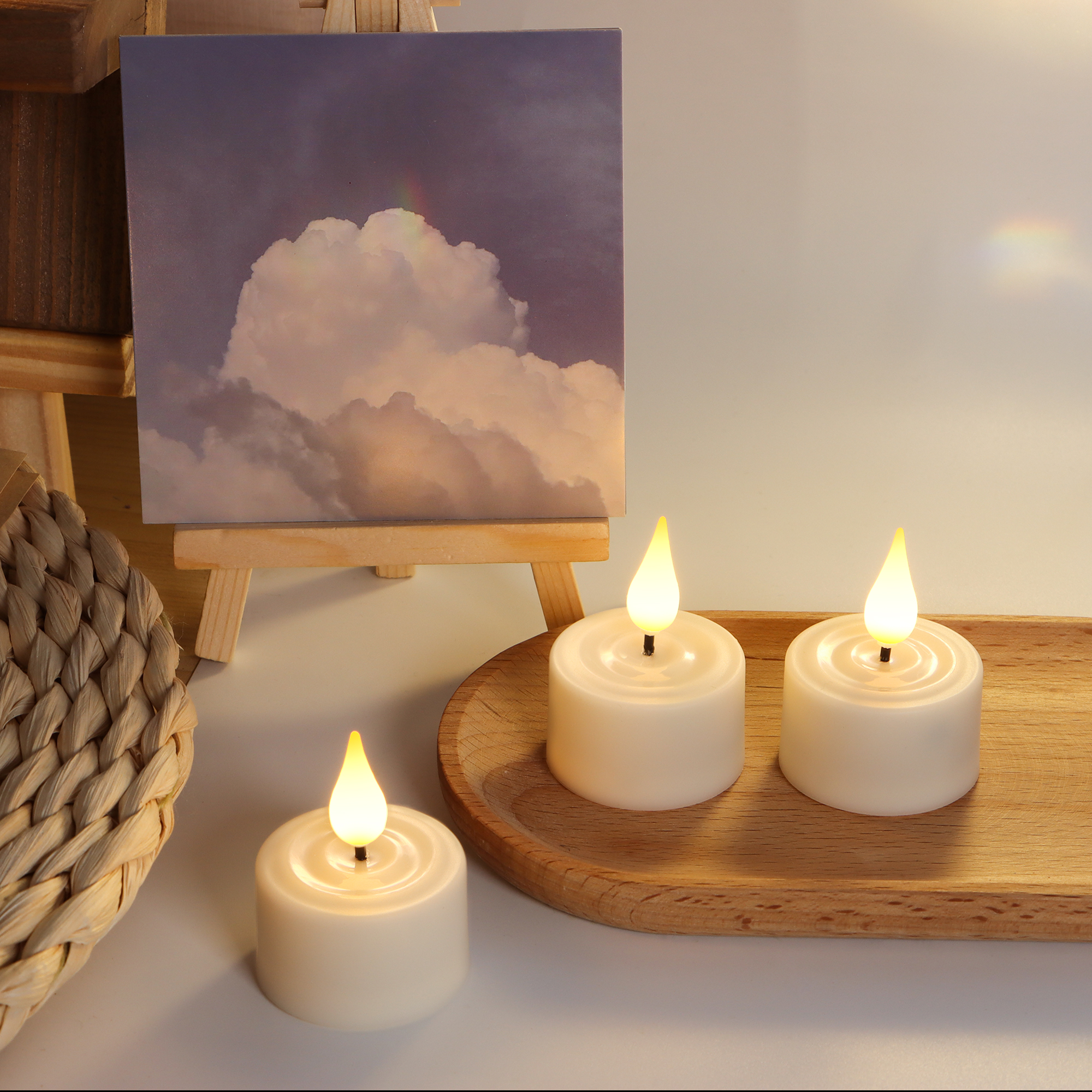 LED Candle Light Rechargeable  – обзор и цена Holiday Candle Set