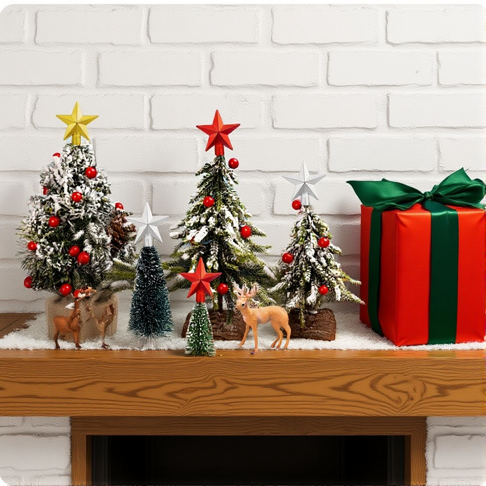 6cm Mini Christmas Tree Topper – обзор и цена Star Tree Topper
