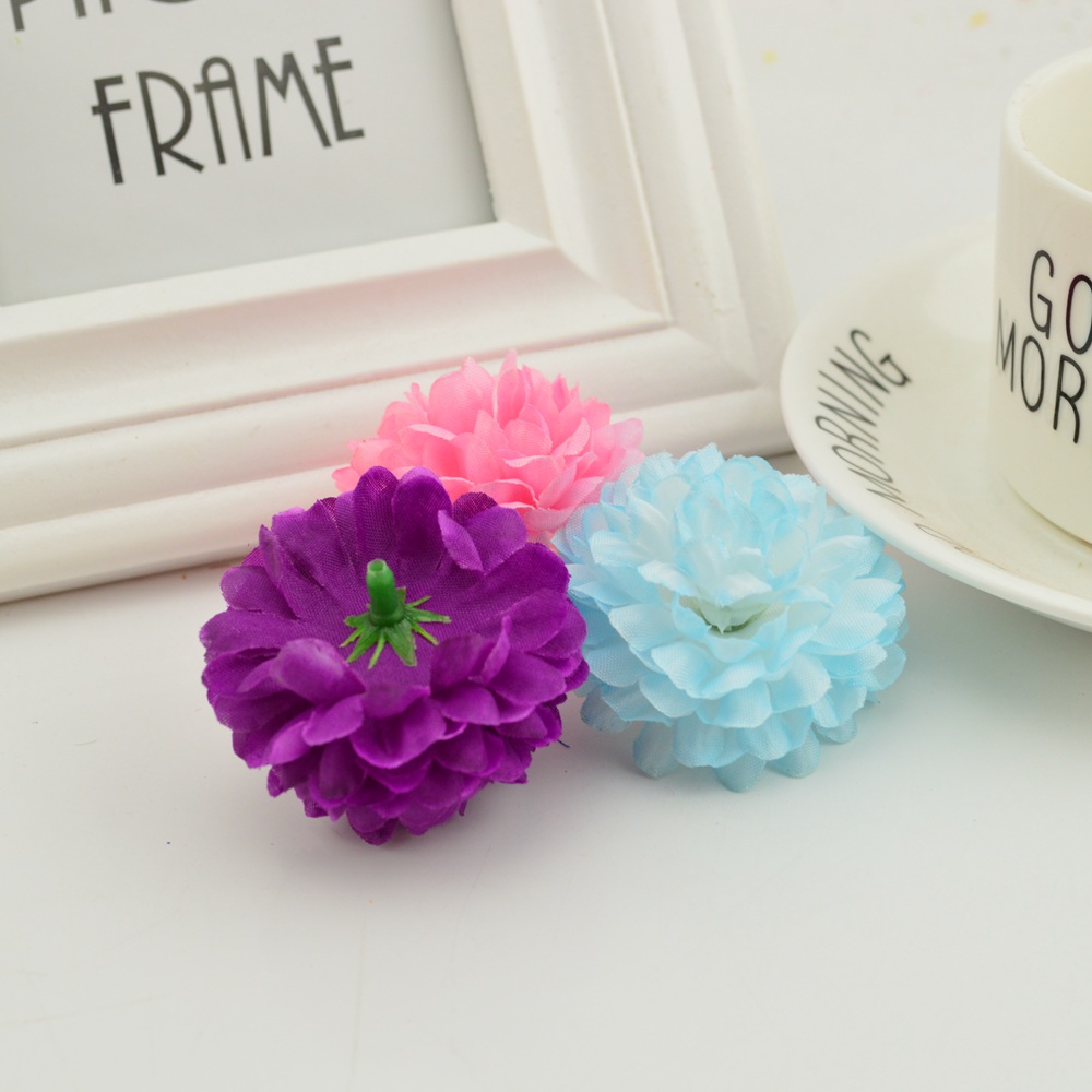 200PCS 5CM Silk Chrysanthemum  – обзор и цена Christmas Wreath Fake