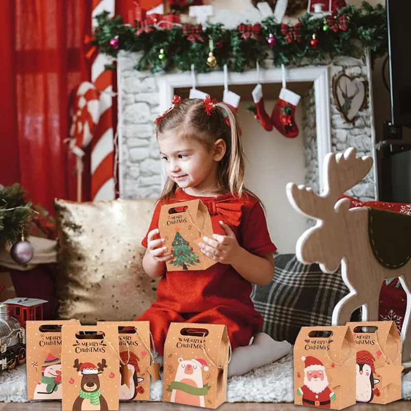 6/12/24Pcs  Christmas Kraft Pa – обзор и цена Advent Calendar Gift