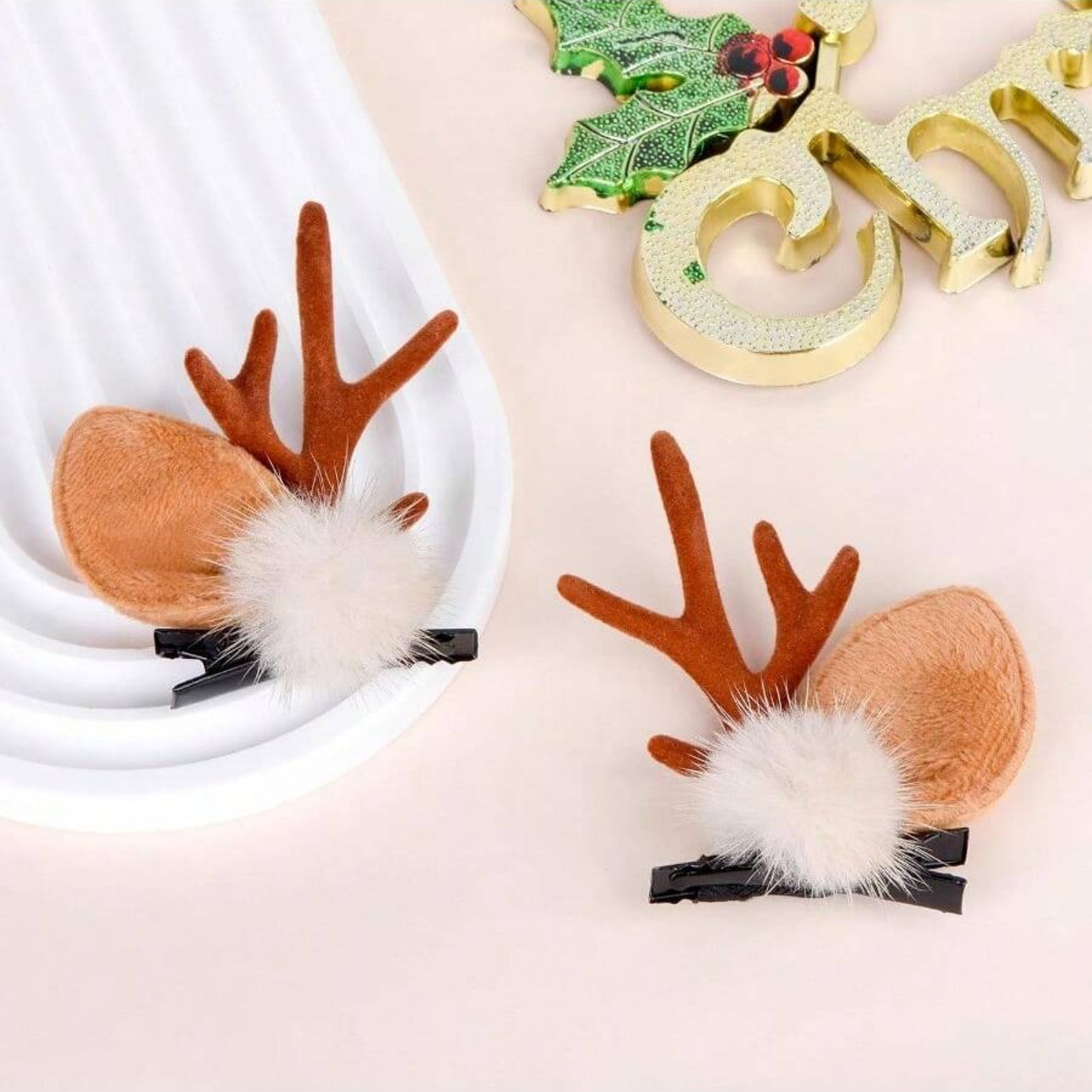 2pcs Christmas Reindeer Antler – обзор и цена Reindeer Antlers Headband