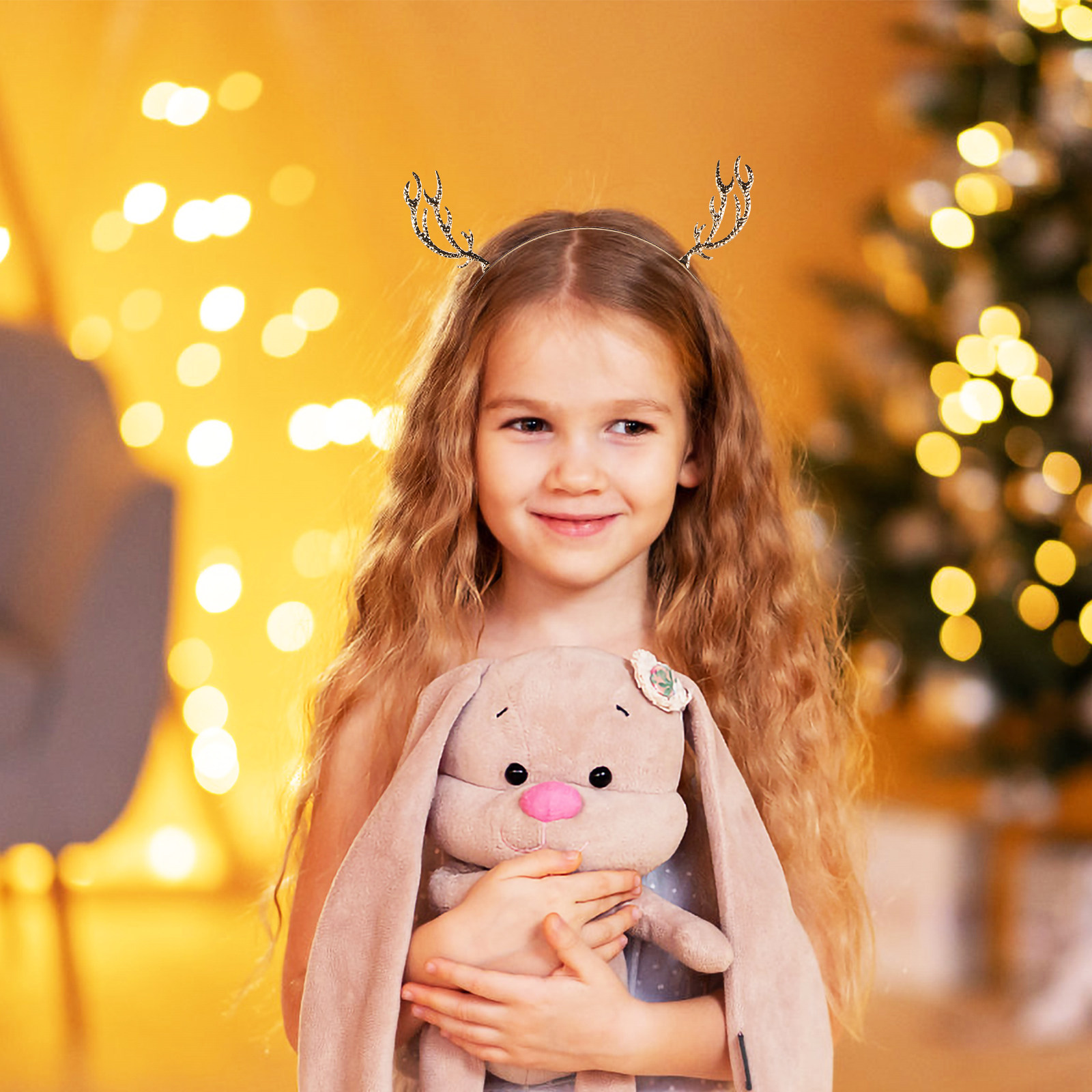 Christmas Antler Headband Rein – обзор и цена Reindeer Antlers Headband