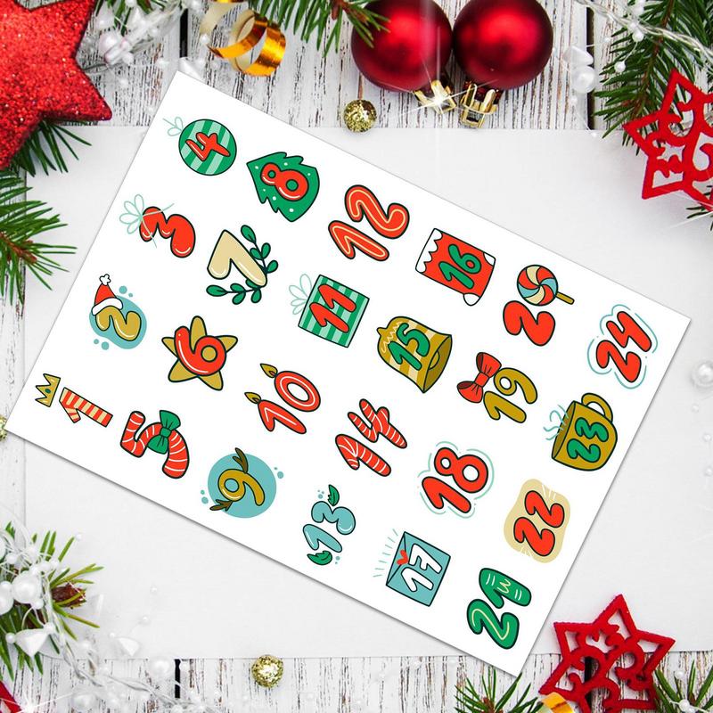 Merry Christmas Stickers Adven – обзор и цена Advent Calendar Gift