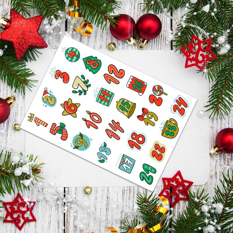 Merry Christmas Stickers Adven – обзор и цена Advent Calendar Gift