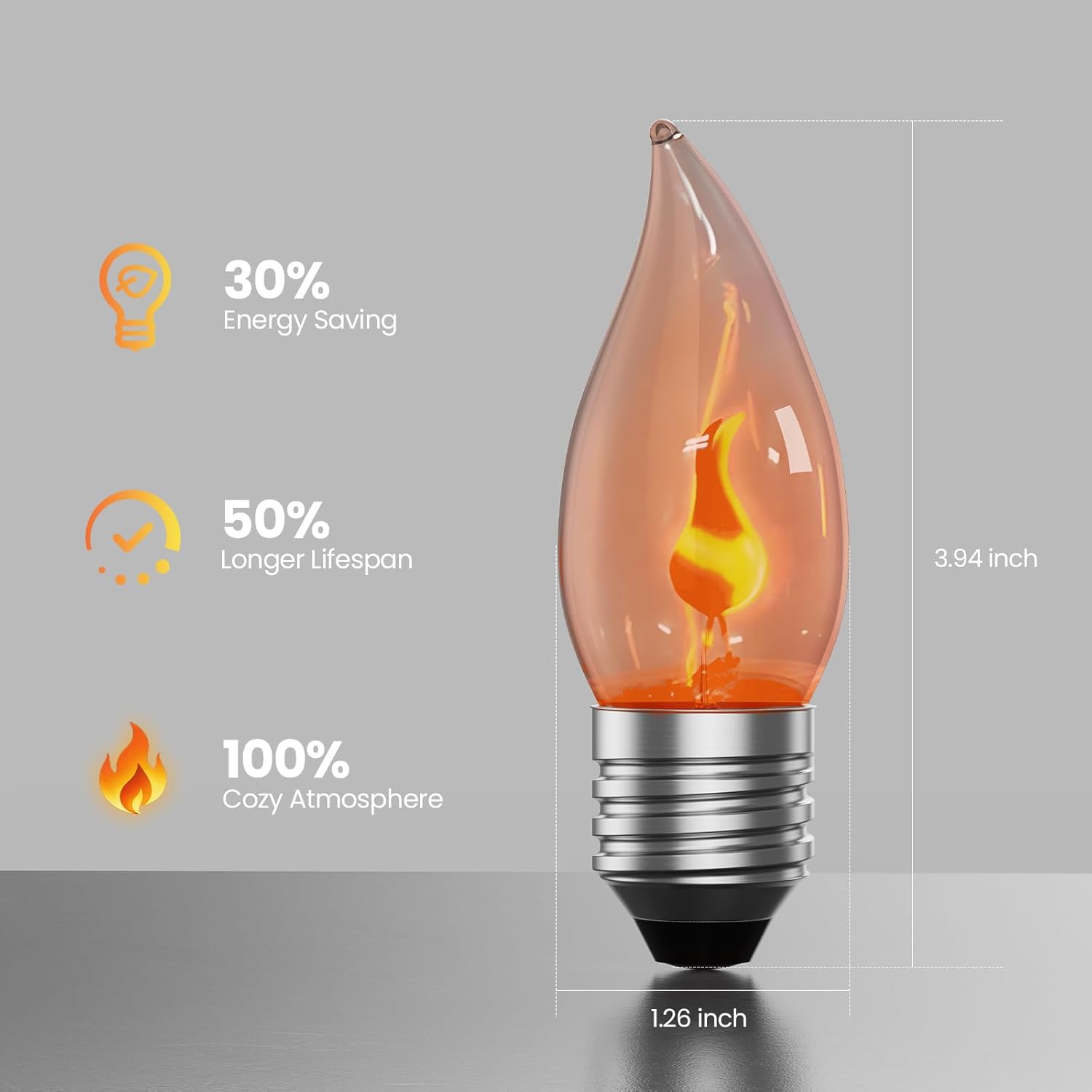 E26 Flame Light Bulbs, Flicker – обзор и цена Christmas Lights Outdoor