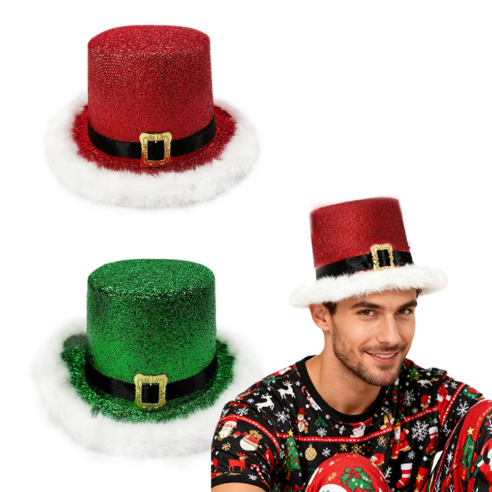 Santa Claus Cap Green Christma – обзор и цена Santa Hat Plush