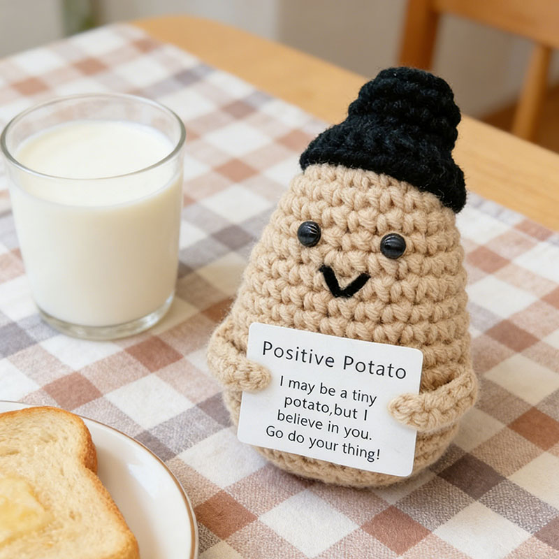 Cute Positive Potato Crochet D – обзор и цена Santa Hat Plush