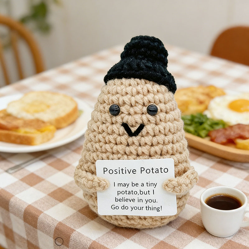Cute Positive Potato Crochet D – обзор и цена Santa Hat Plush