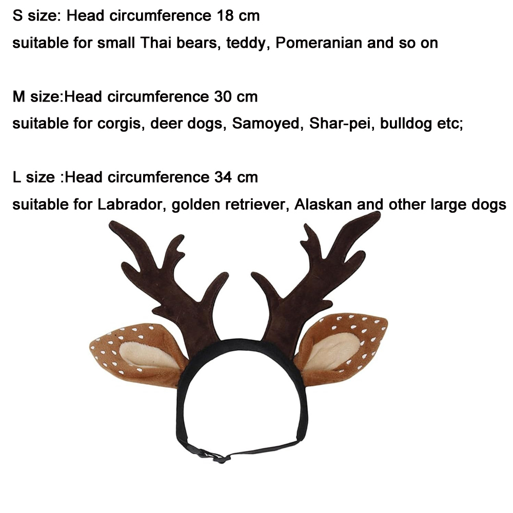 Dogs Headbands Deer Costume Ha – обзор и цена Reindeer Antlers Headband
