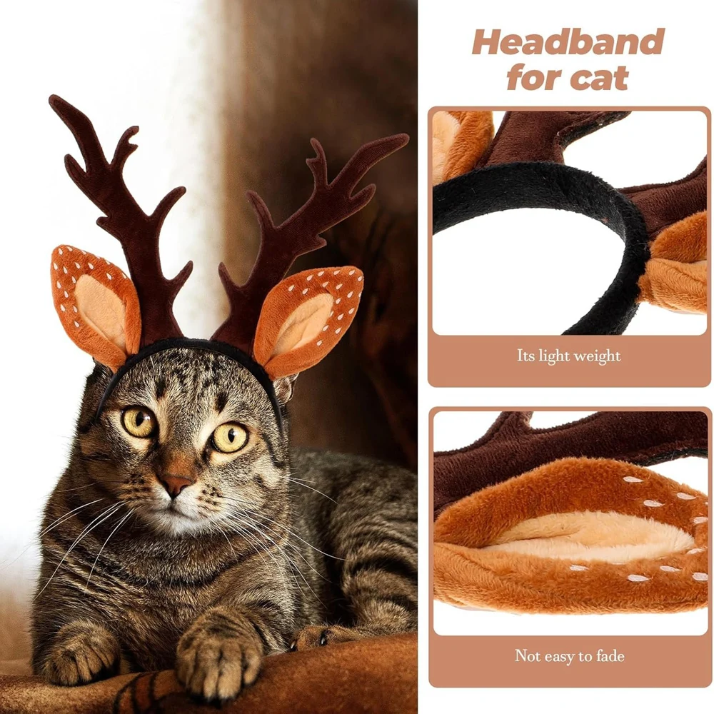 Dogs Headbands Deer Costume Ha – обзор и цена Reindeer Antlers Headband