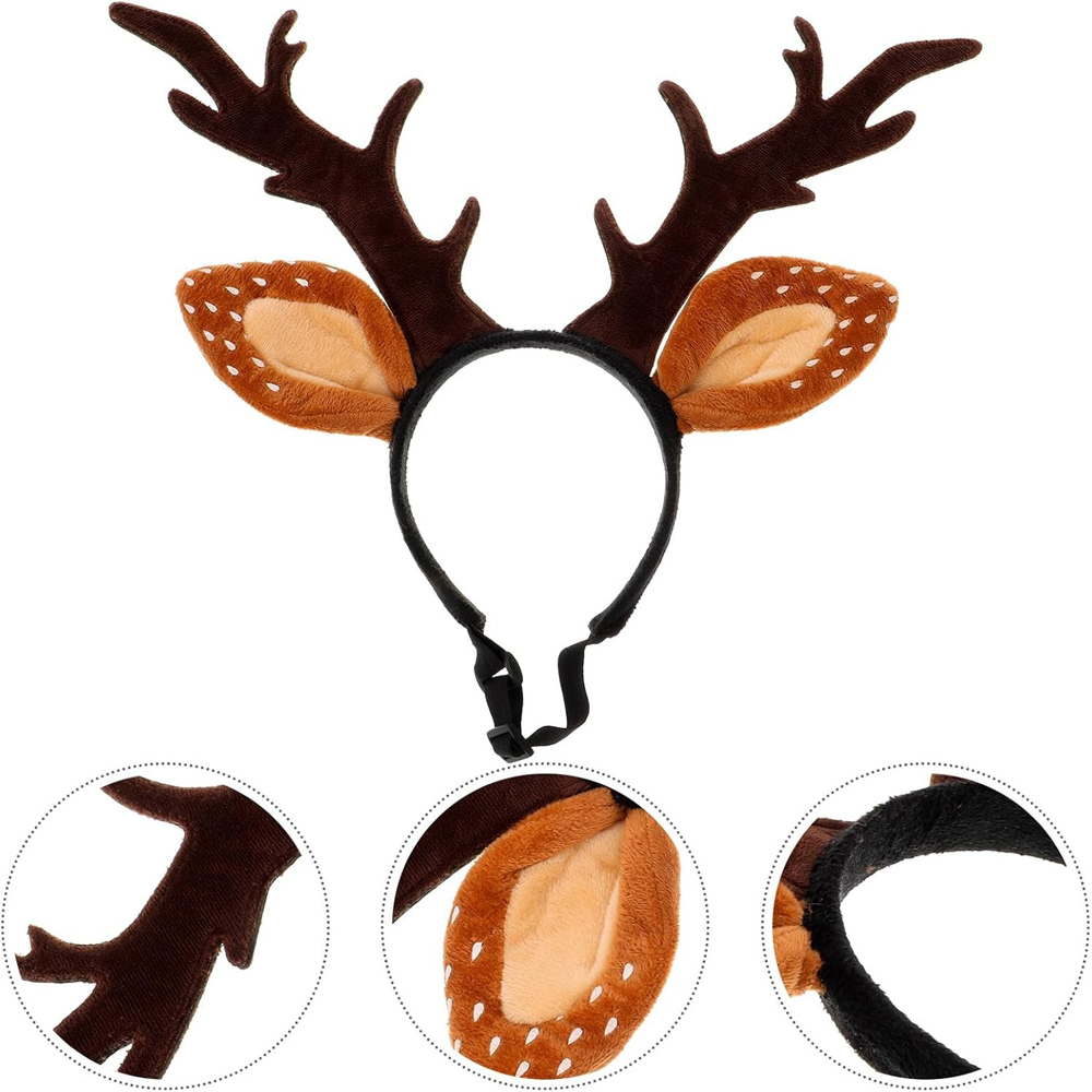 Dogs Headbands Deer Costume Ha – обзор и цена Reindeer Antlers Headband
