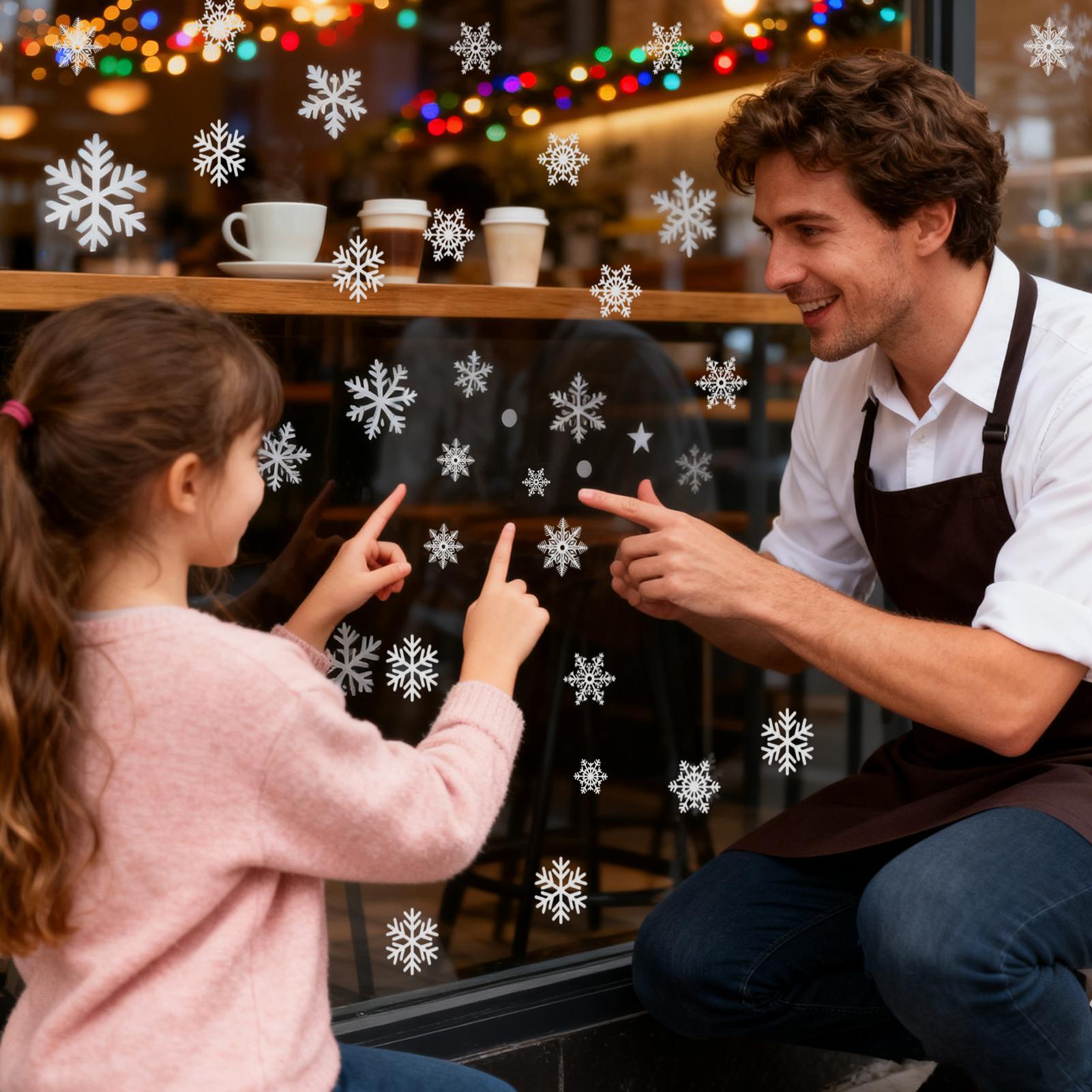 Snowflake Window Clings Christ – обзор и цена Snowflake Window Decal