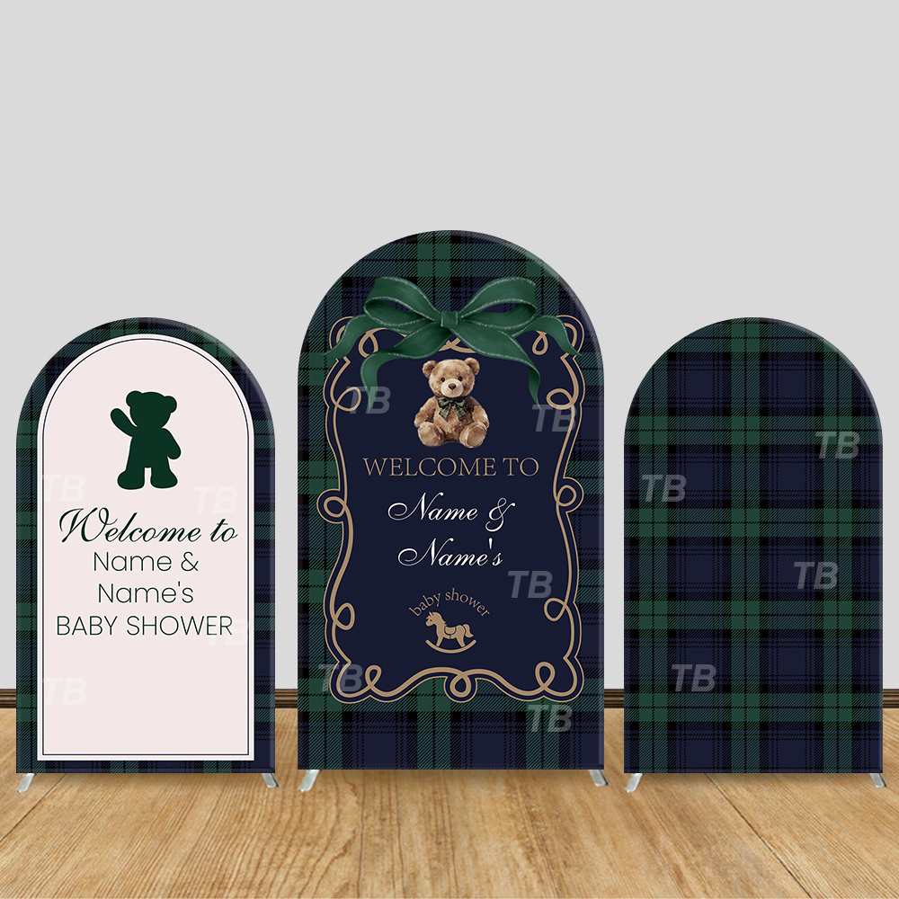 Teddy Bear Plaid Theme Arch Ba – обзор и цена Christmas Throw Blanket