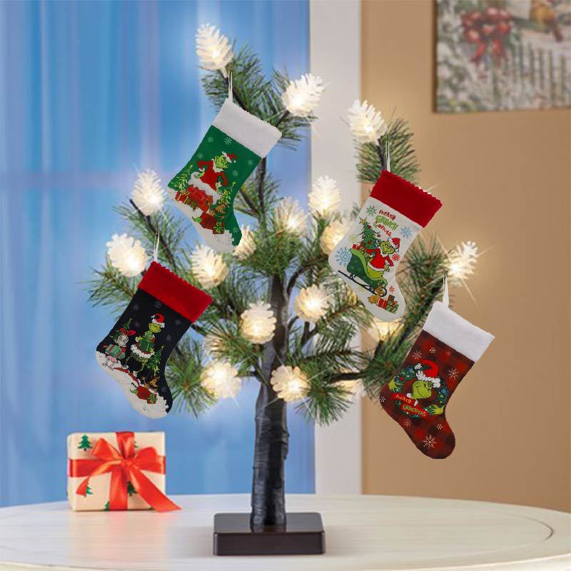 Christmas Stocking Grinch Sock – обзор и цена Christmas Stocking Hanging