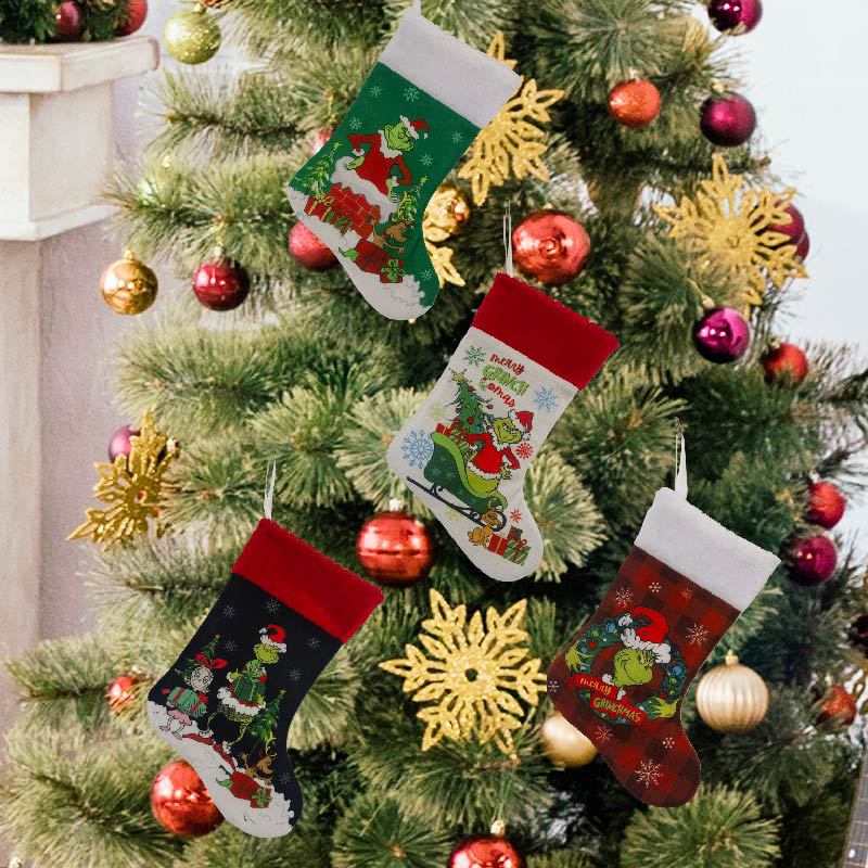 Christmas Stocking Grinch Sock – обзор и цена Christmas Stocking Hanging
