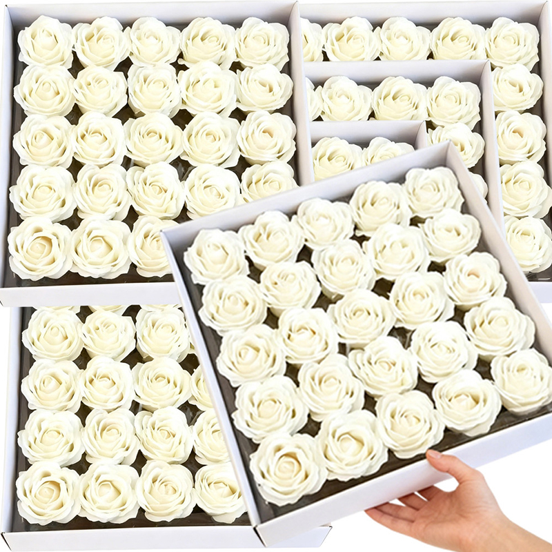 5/10Pcs Artificial Rose Soap F – обзор и цена Christmas Wreath Fake