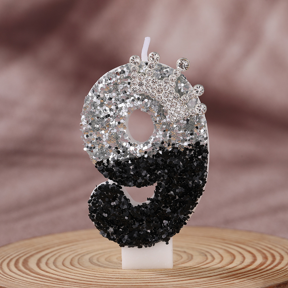 Black Silver Gradient Crown Ha – обзор и цена Holiday Candle Set