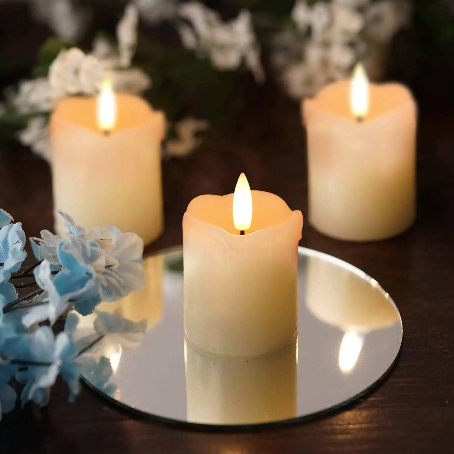 Flameless Votive Candles with  – обзор и цена Holiday Candle Set