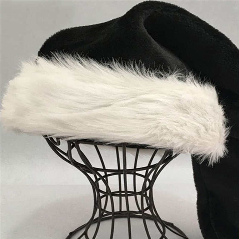 Christmas Santa Hat Black Long – обзор и цена Santa Hat Plush